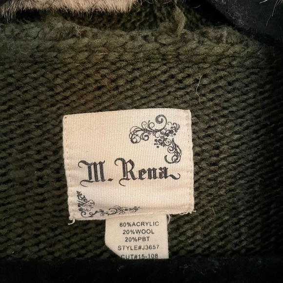 Faux Fur Trim Poncho - Picture 3 of 4